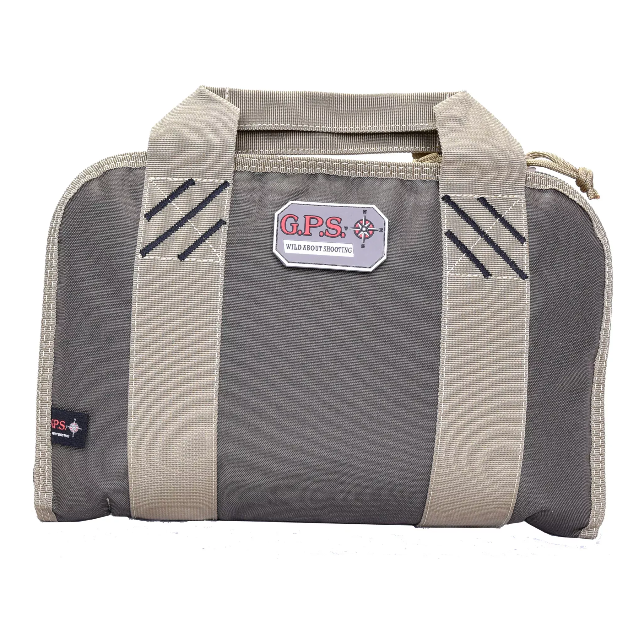 GPS Double Pistol Case Green/Khaki – Holds 2 Handguns