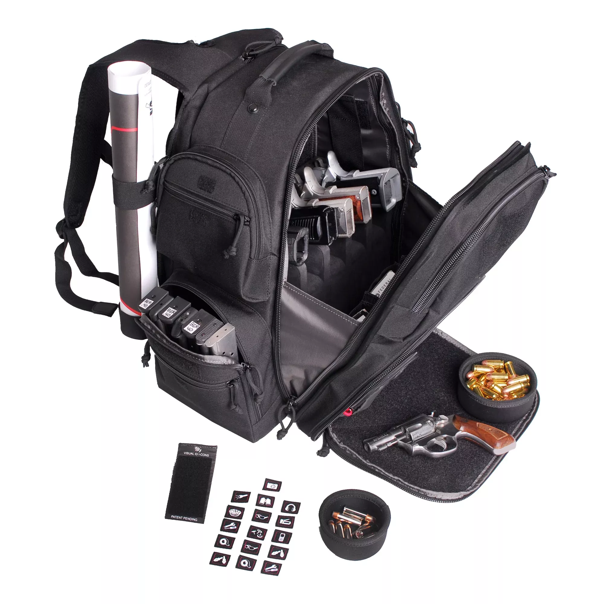 GPS Executive Backpack Black – Concealed Carry Daypack