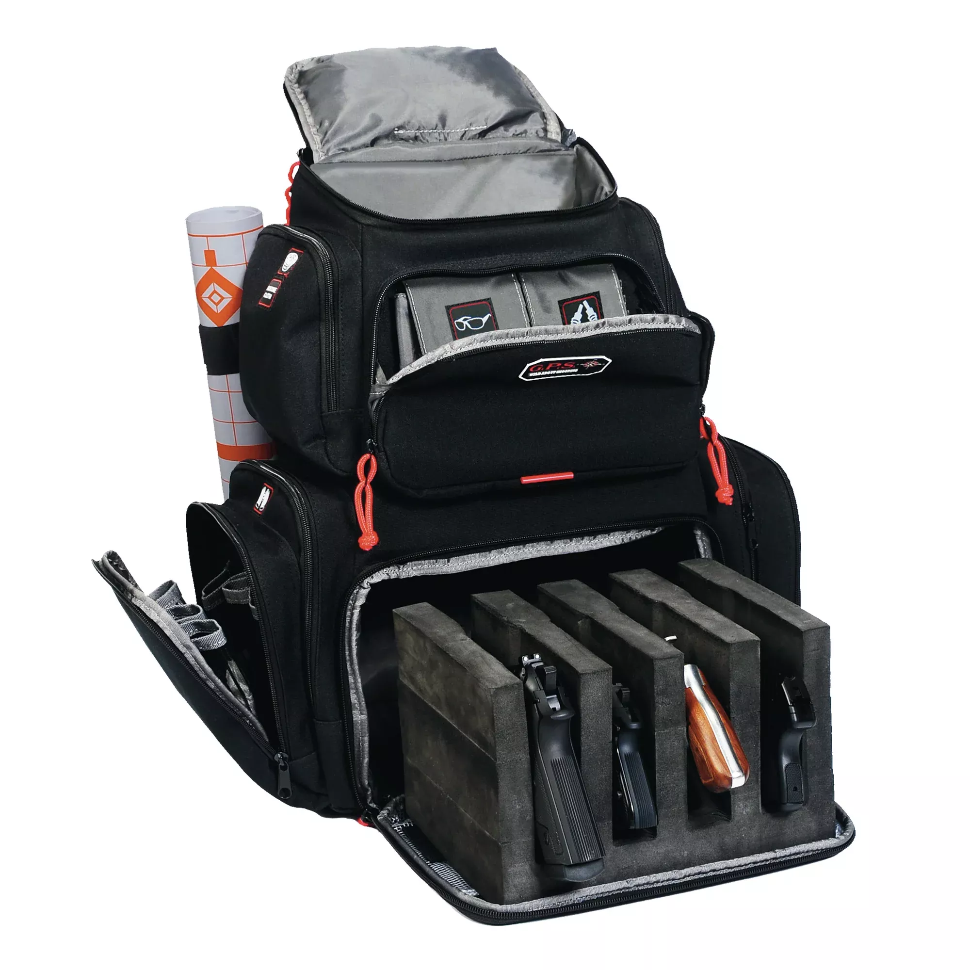 GPS Handgunner Backpack – Black Tactical Range Pack