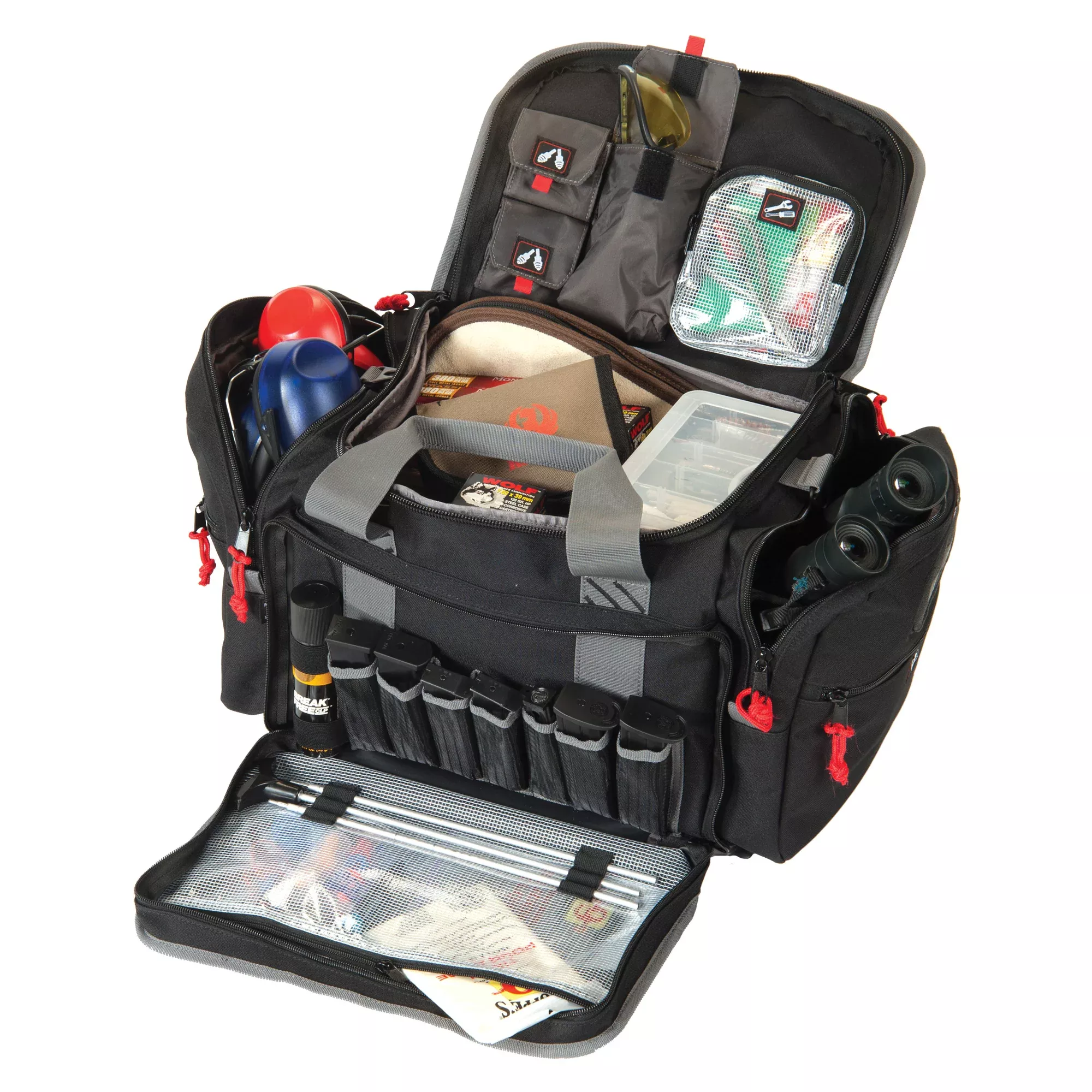 GPS Large Range Bag Black – Organized Storage for Multi-Gun Range Sessions