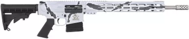 Great Lakes Firearms & Ammo Ar10 Rifle .308 Winchester 18" 10rd Pursuit Snow Camo