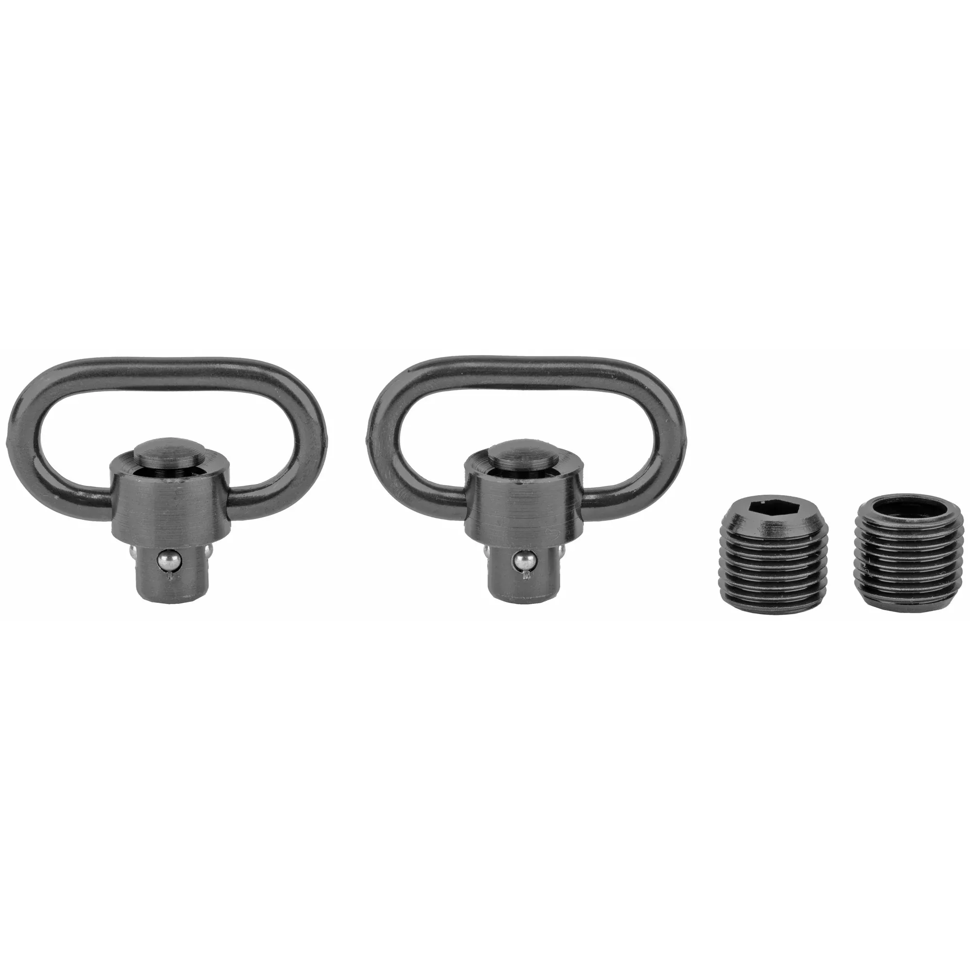 GrovTec Heavy Duty Push Button Swivels with Base – Quick-Detach Mount for Hunting and Tactical Rifles