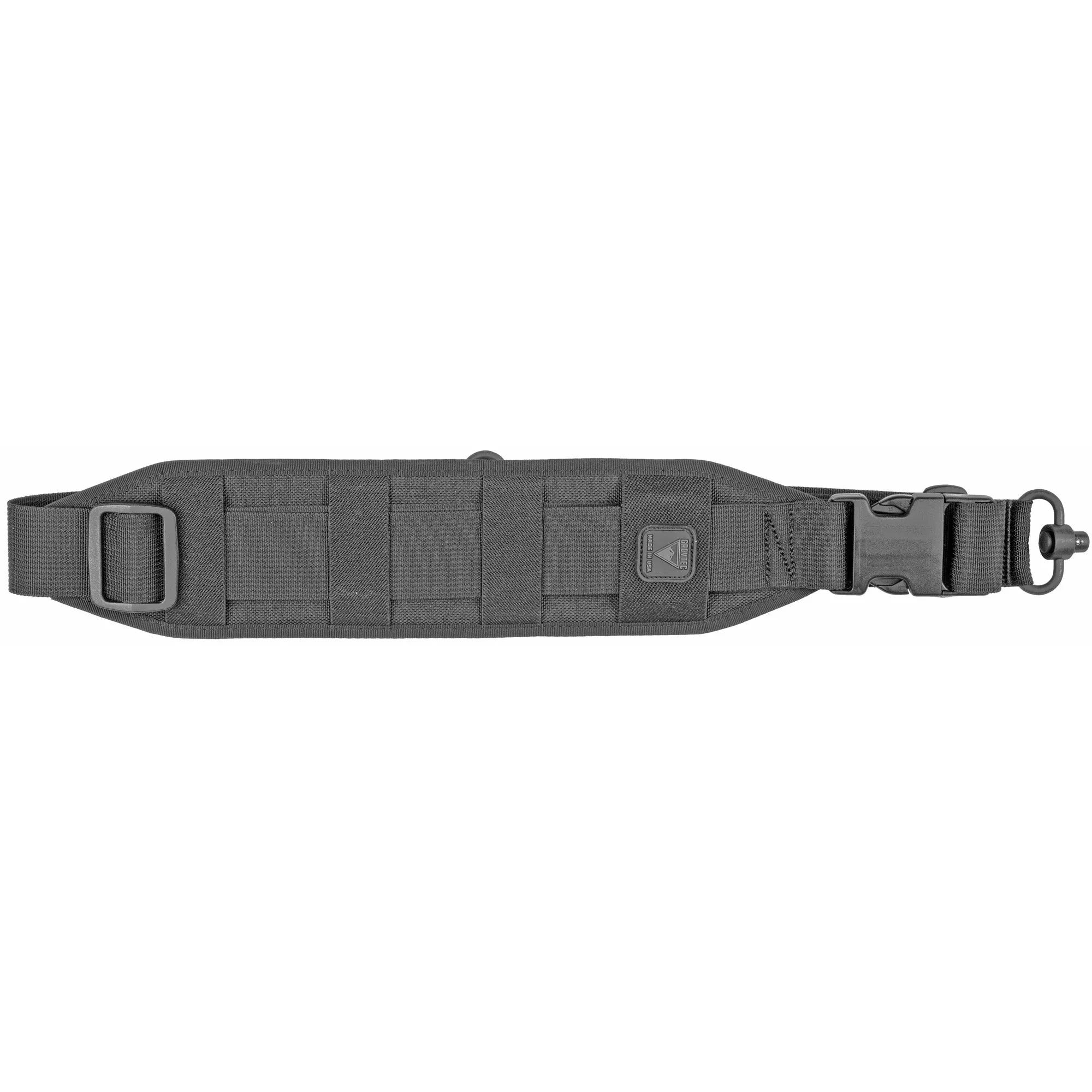 GrovTec QS Heavy Gunner Sling Black – 2-Point Tactical Sling with Quick-Adjust for Rifles