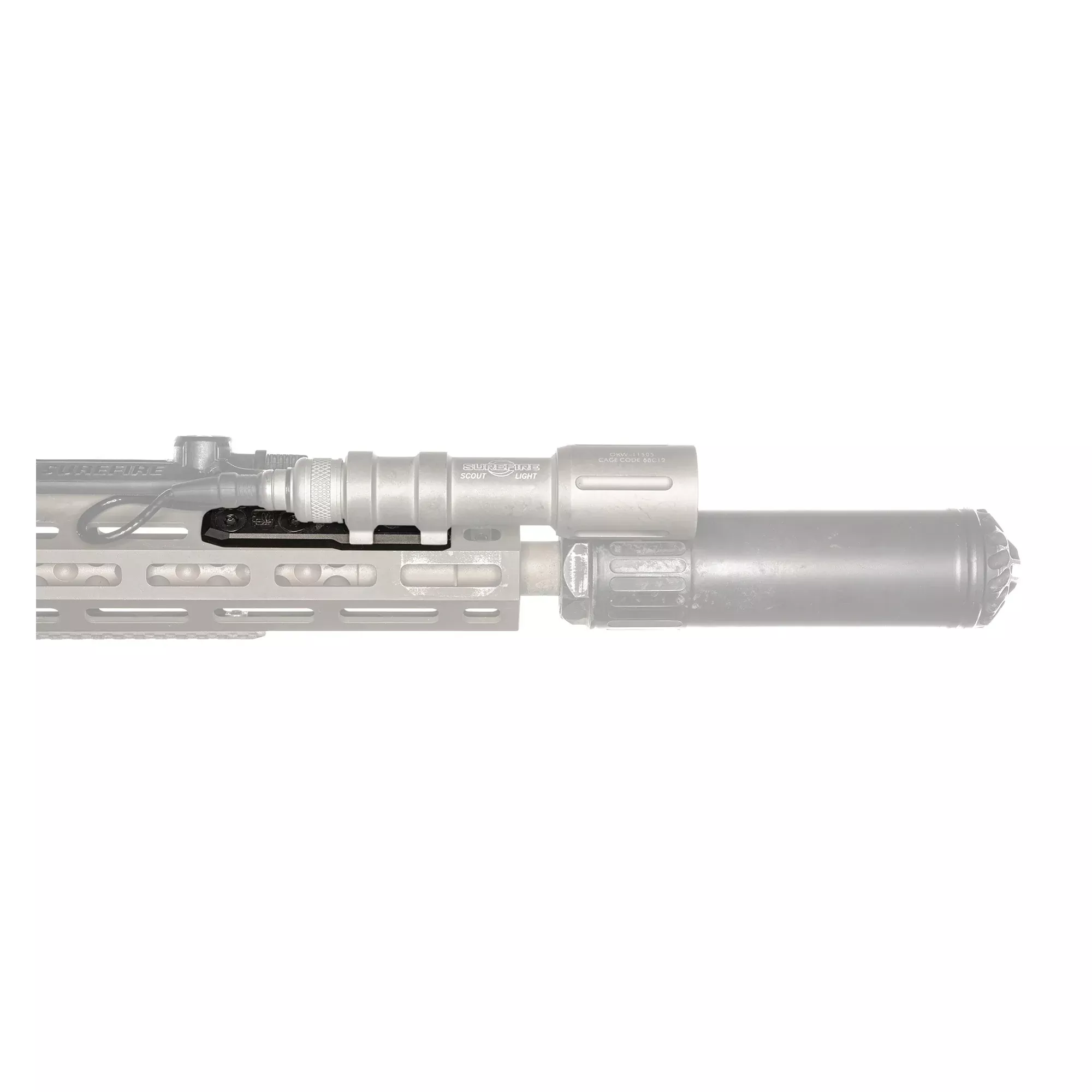 Haley Strategic Partners THRNTL X M-LOK Inline Light Mount – Modular Weapon Light Adapter