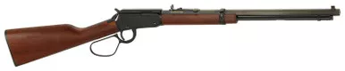 Henry H001TL Frontier Large Loop 22 LR 16 LR/21 Short 20" Octagon Barrel American Walnut Black Right Hand