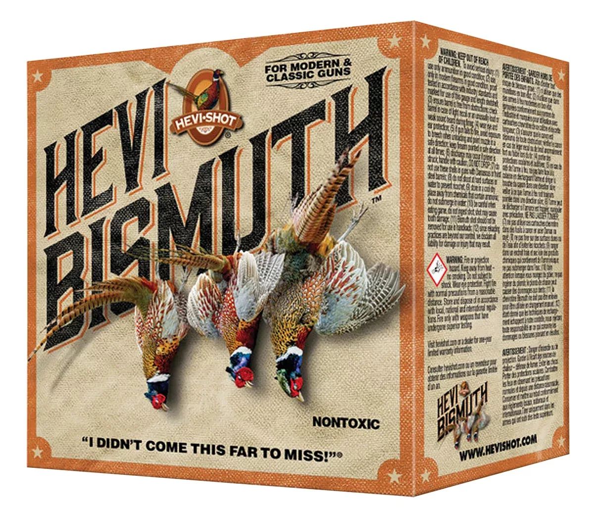 HEVI-Shot HS16713 HEVI-Bismuth Upland 16Gauge 2.75" 1 1/8oz Bismuth 3Shot 25 Per Box/10 Case
