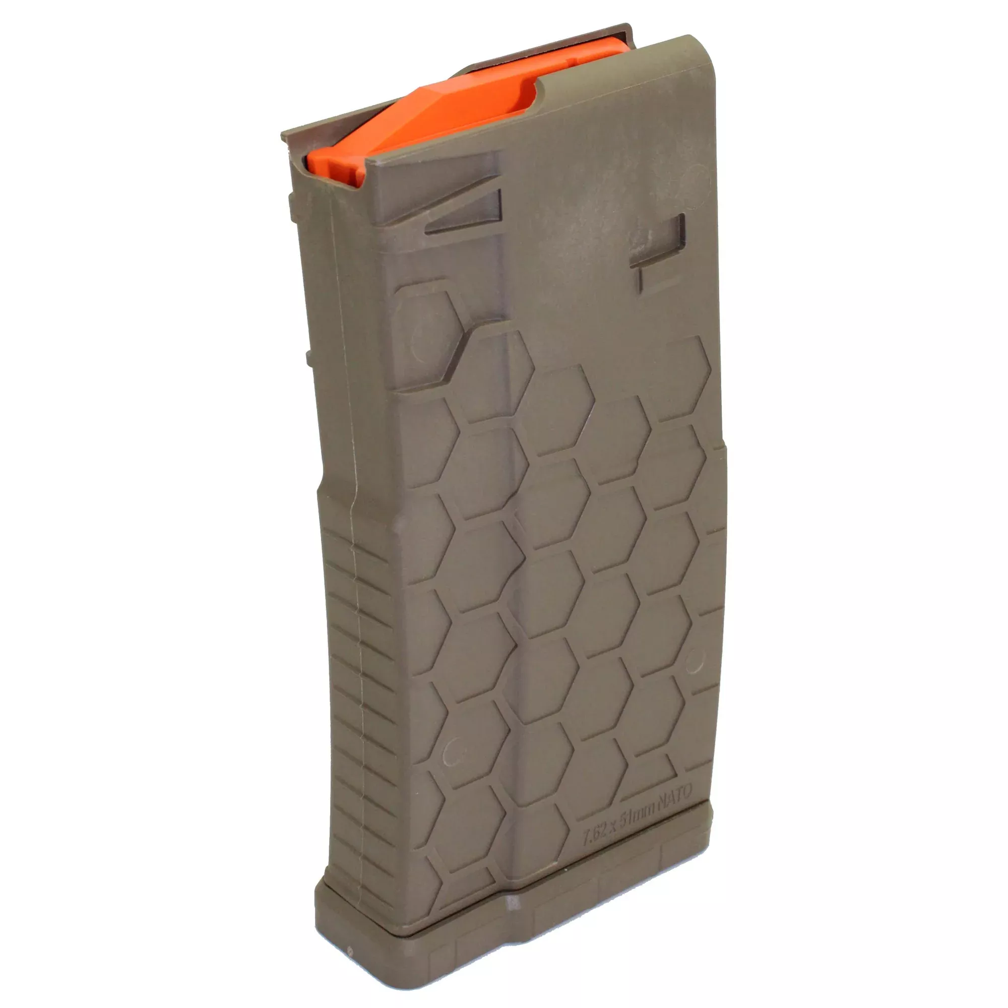 HEXMAG 7.62x51mm 20-Round Magazine – SR-25 Pattern Rifles (FDE)