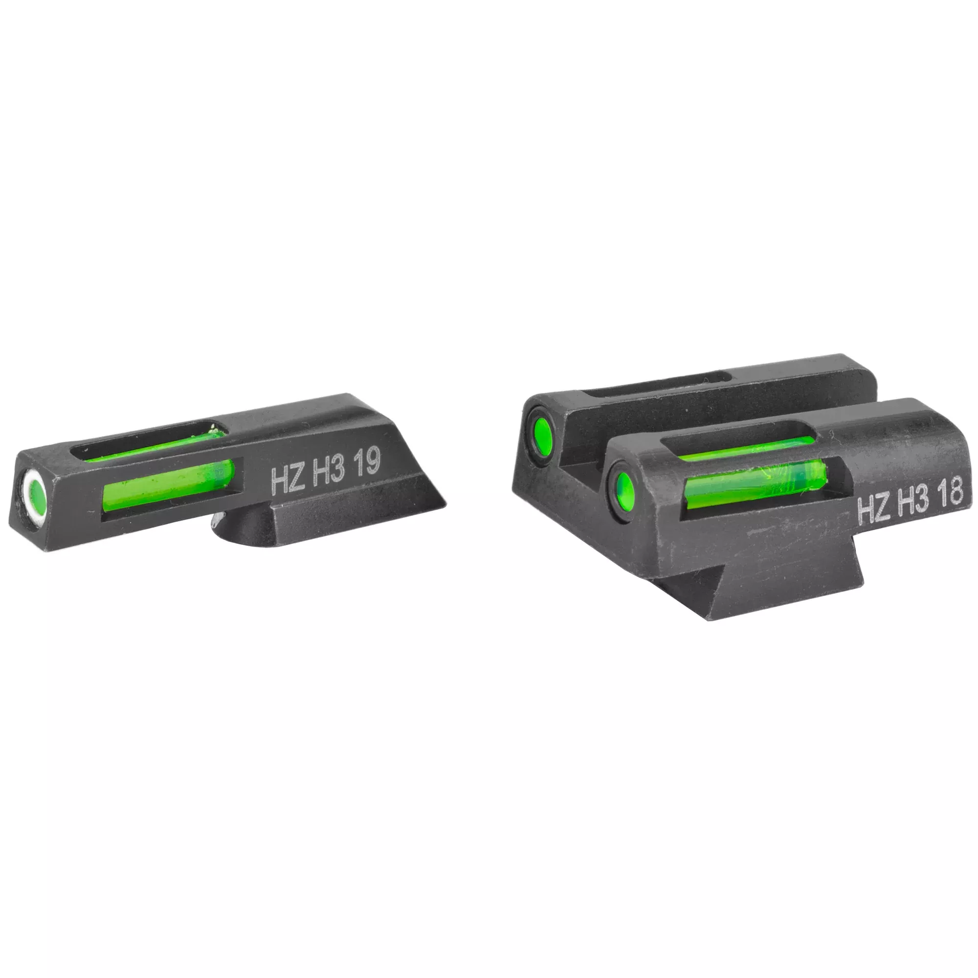 Hi-Viz H3 Night Sight Set for CZ 75 – Green/Green with White Outline