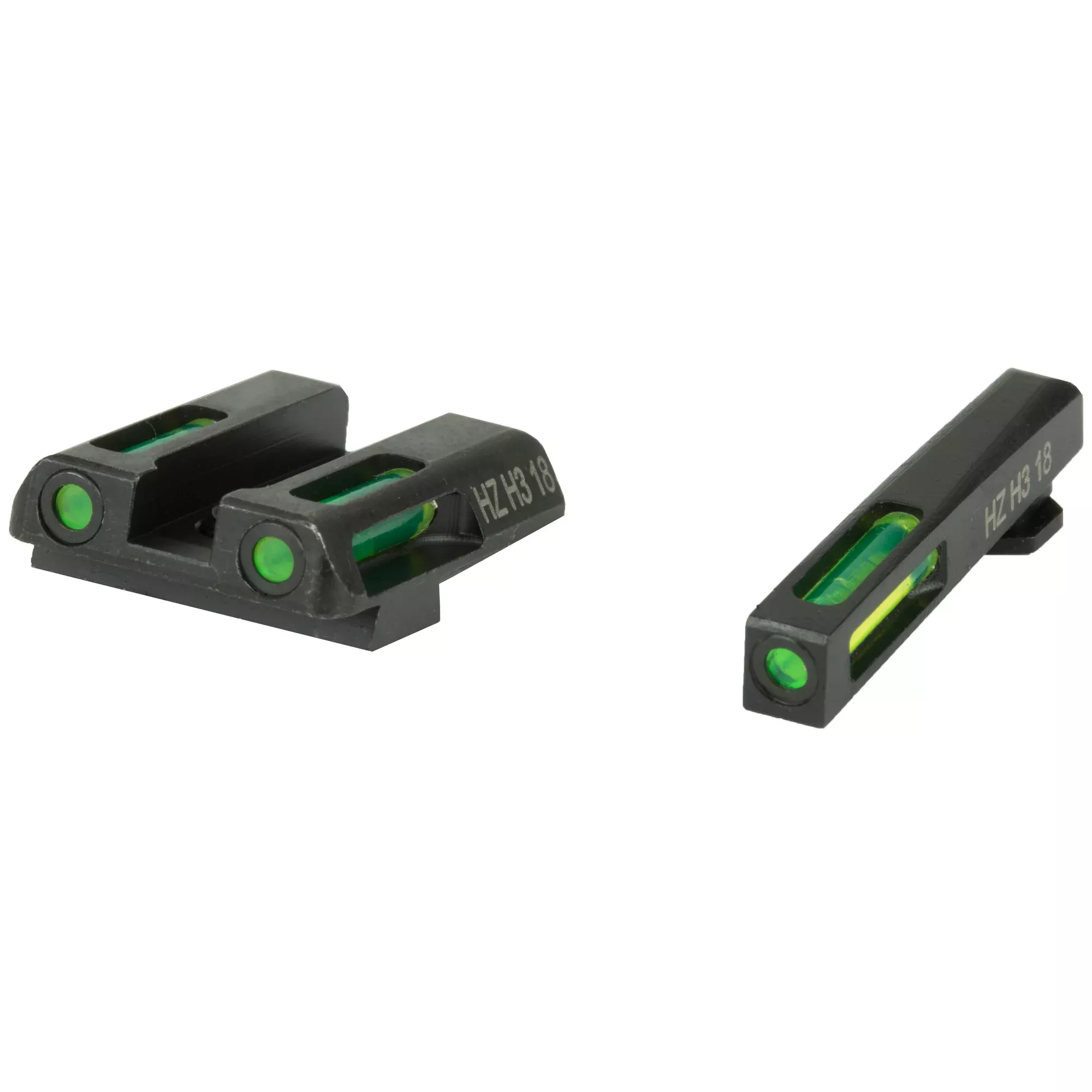 Hi-Viz H3 Tritium Night Sights for Glock 42/43 – Green Front/Rear