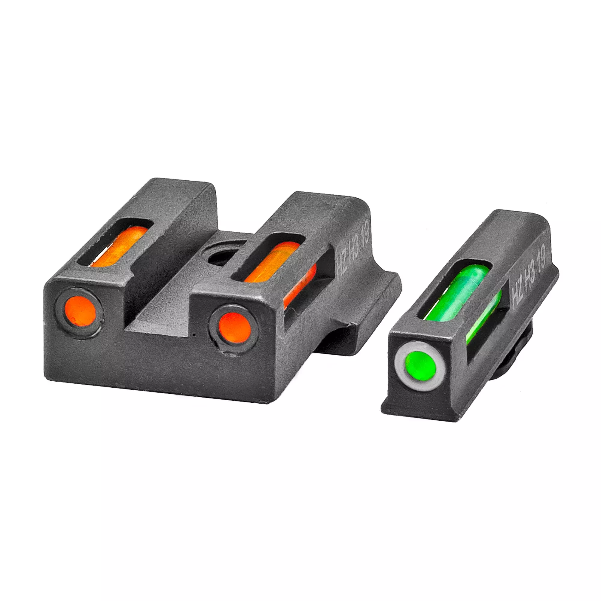 Hi-Viz H3 Tritium Night Sights for S&W EZ 380 – Green/Orange