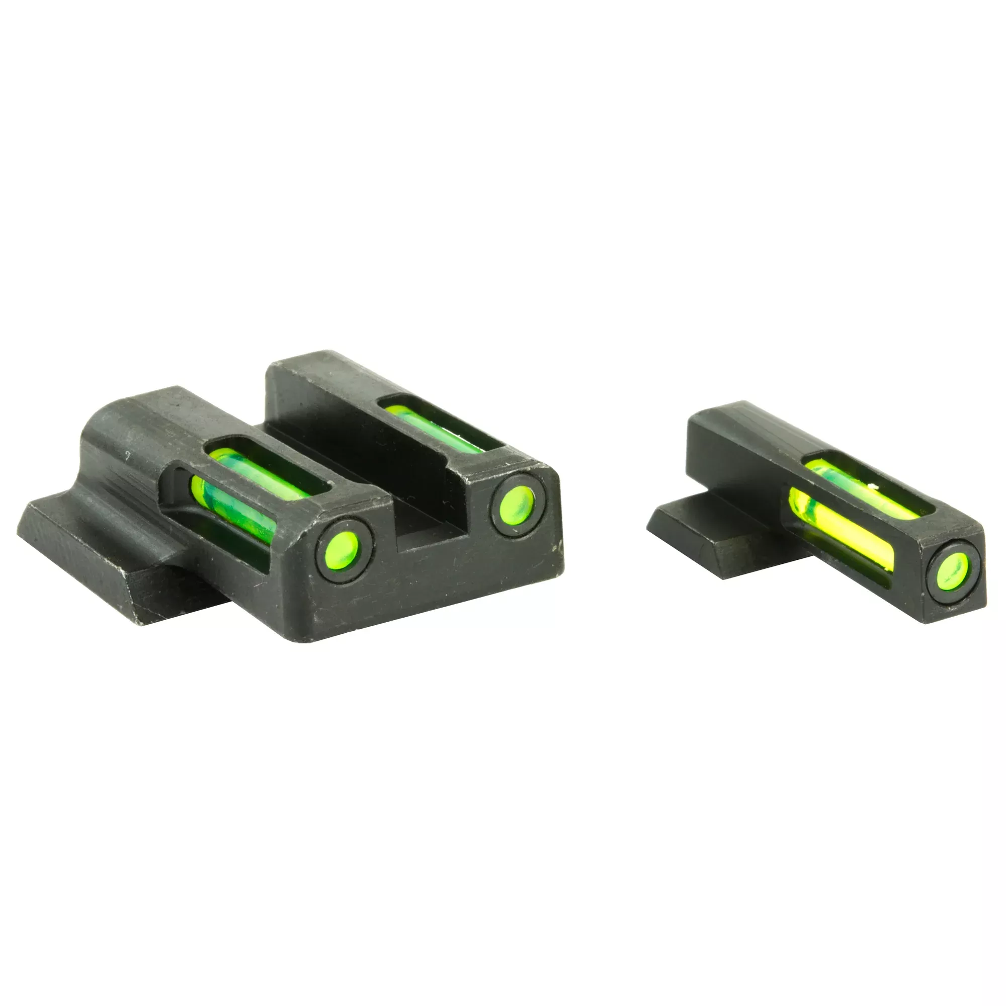 Hi-Viz H3 Tritium Night Sights for S&W M&P Shield – Green Front, Green Rear, White Ring