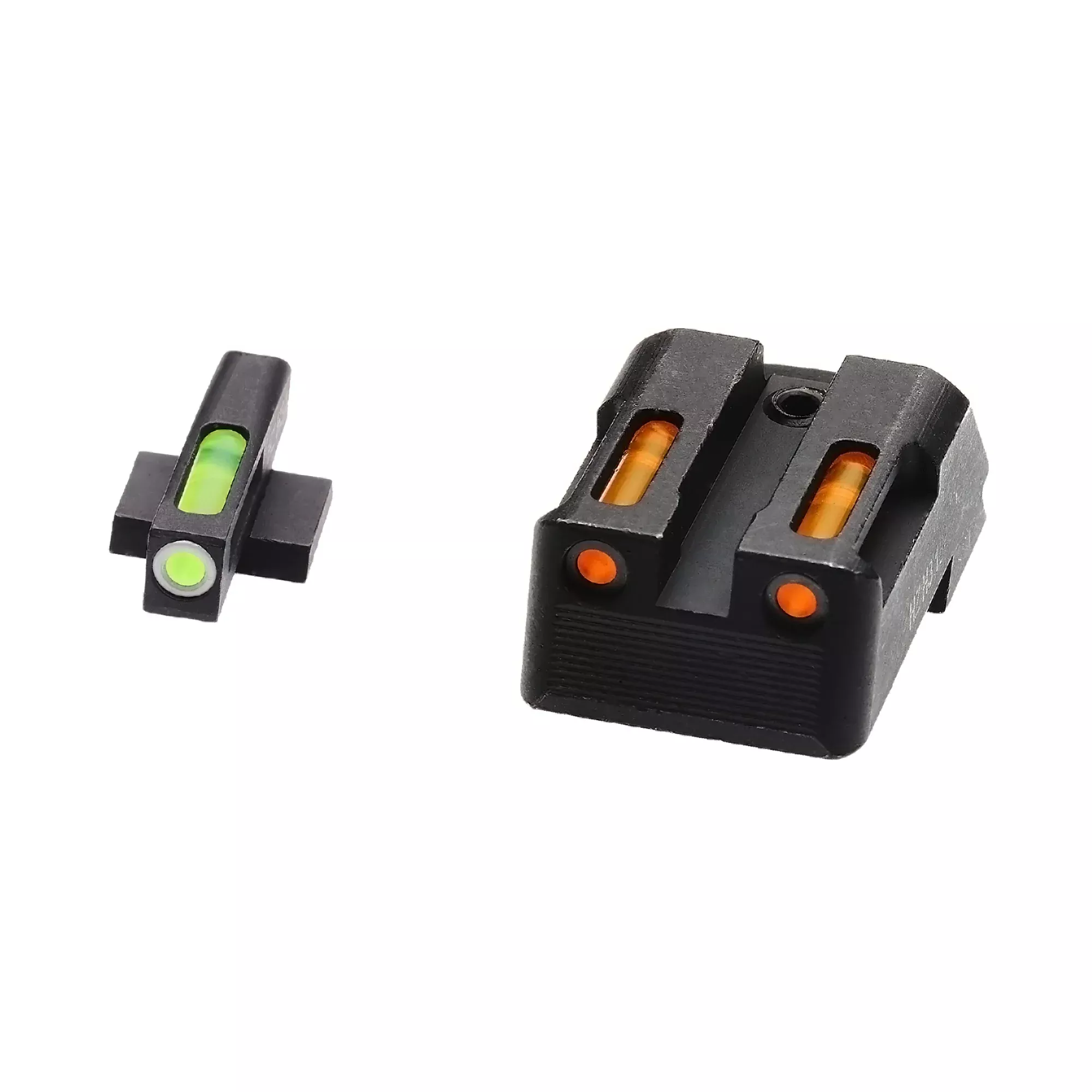 Hi-Viz LiteWave H3 Night Sights for Kimber 1911 – Green/Orange with White Outline
