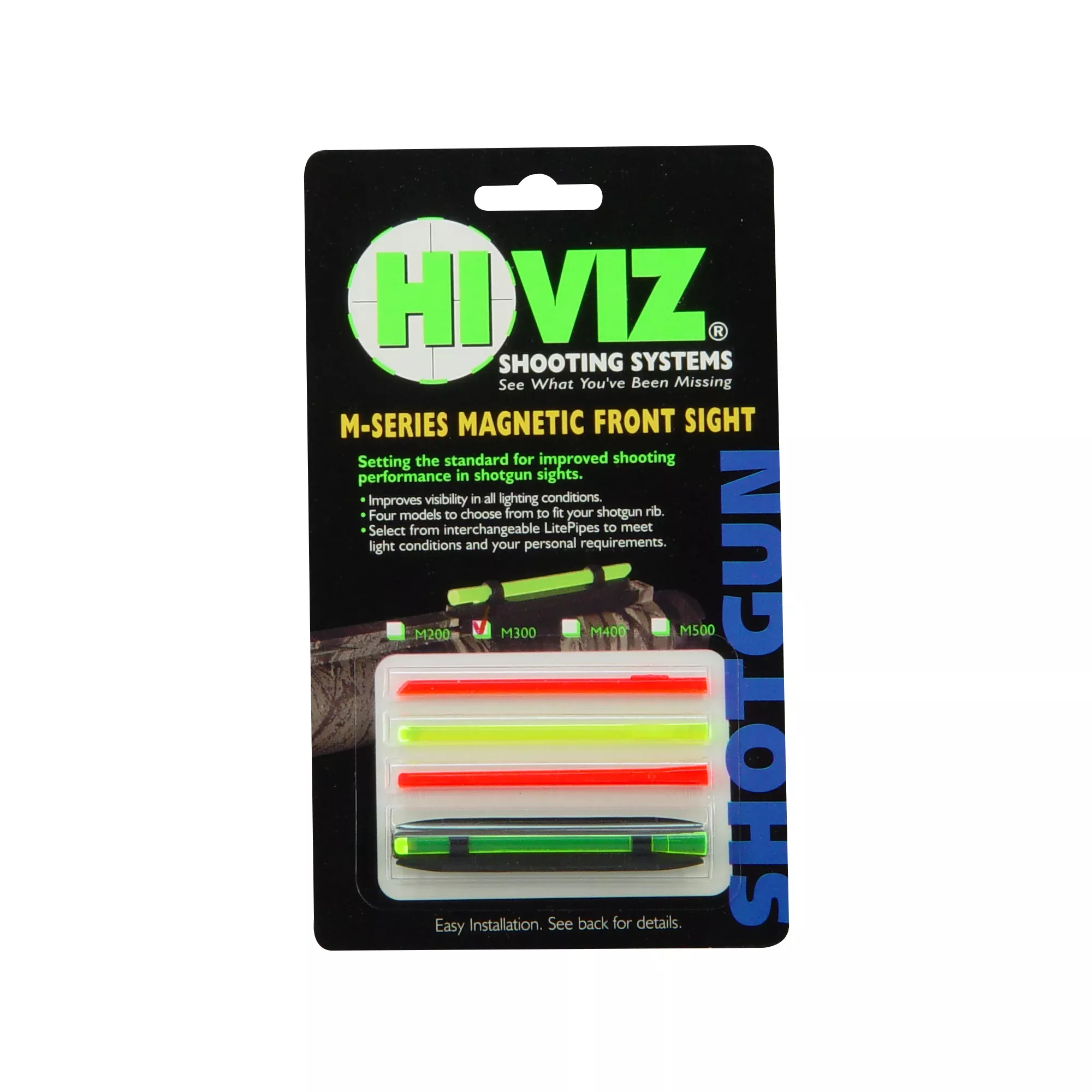 Hi-Viz Narrow Magnetic Shotgun Sight System – Universal Rib Mount