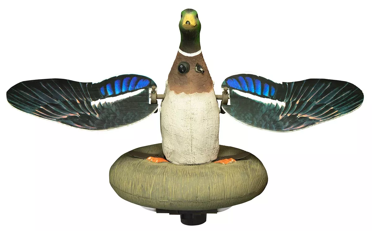 Higdon Outdoors 53077 XS Splashing FlasherMallard Drake Species Multi Color Features Built-In Timer