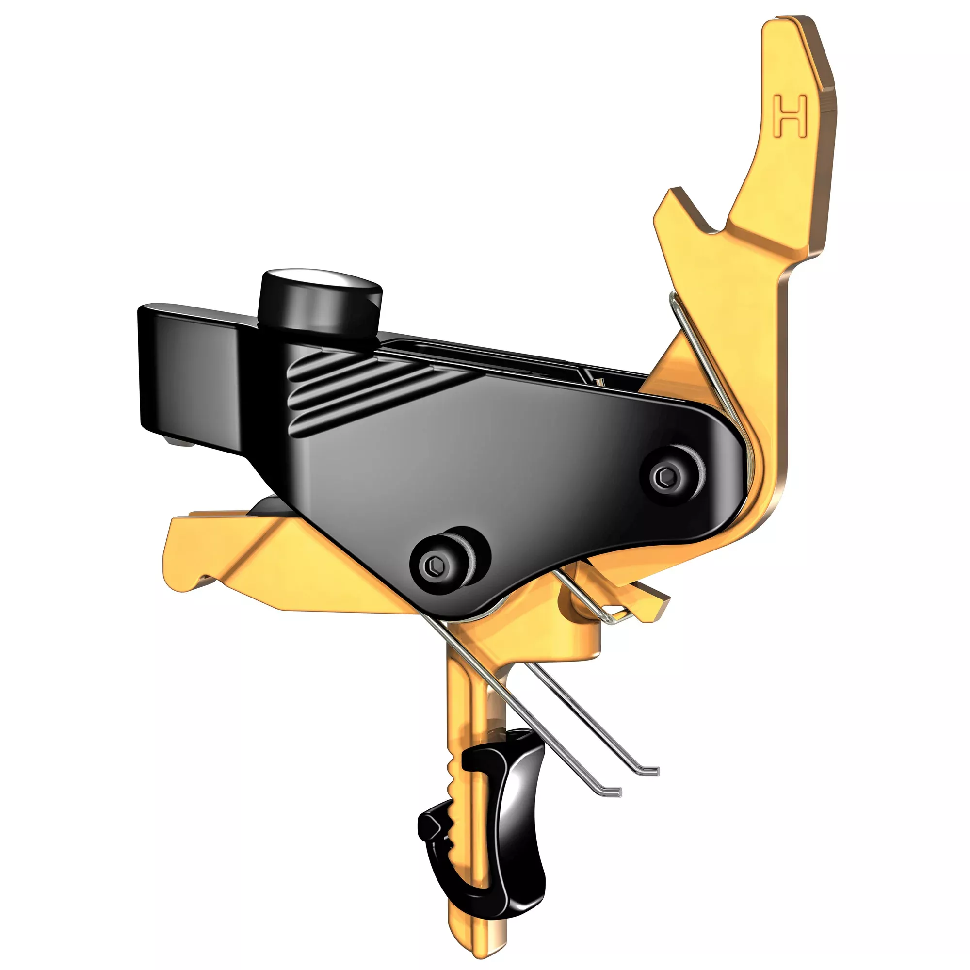 Hiperfire Drop-In Trigger for AR-15/AR-10 – Gold Finish