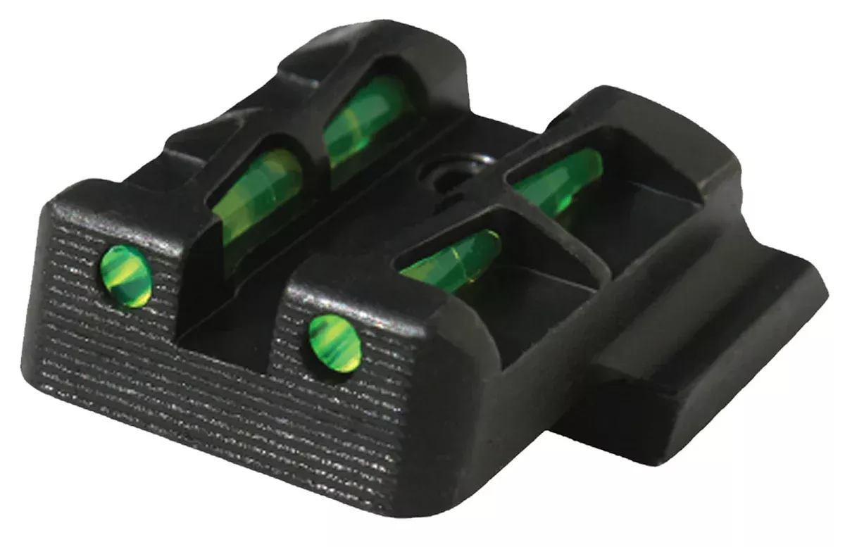 HiViz MPSLW11 LiteWave S&W M&P Shield Rear Sight Green Fiber Optic
