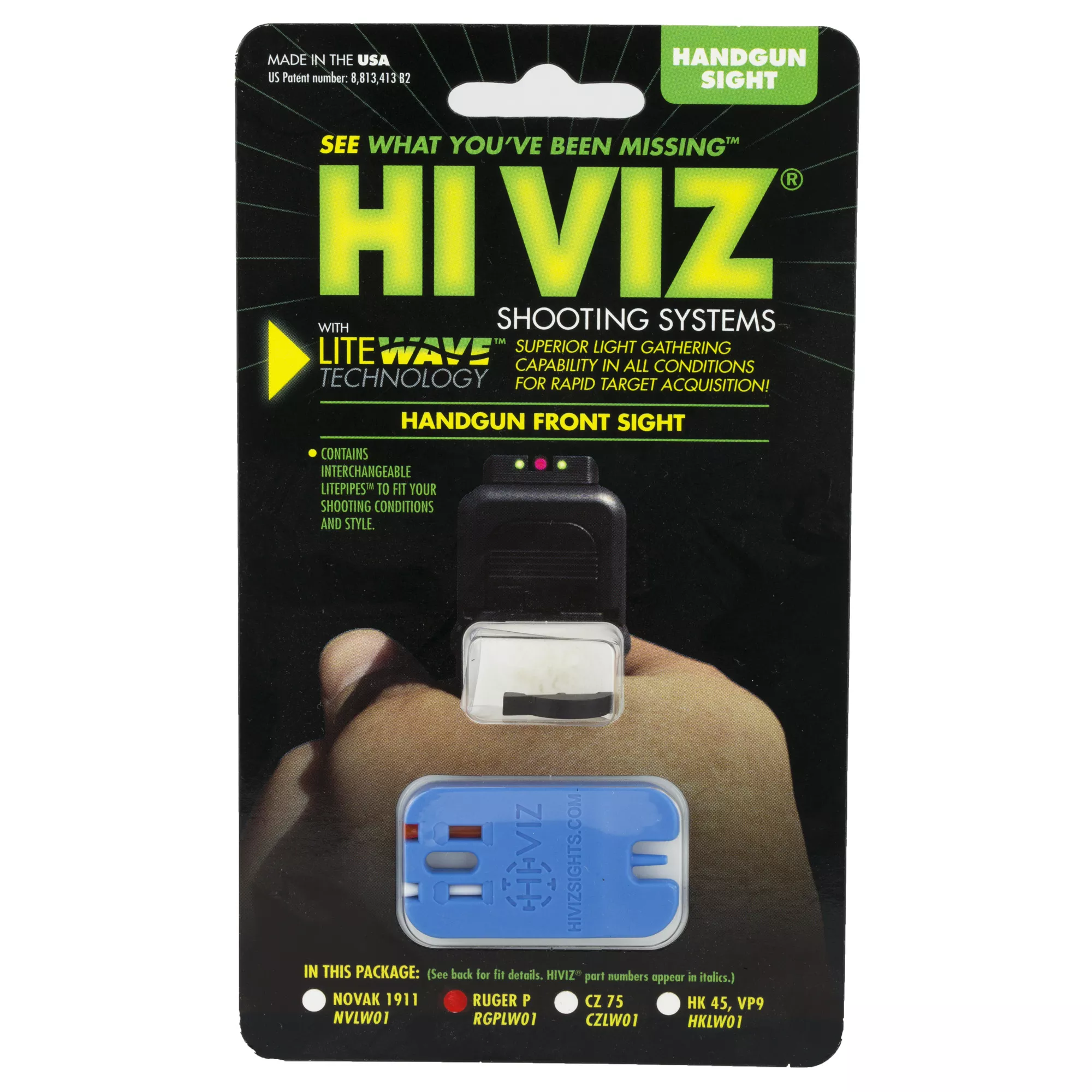 Hiviz Ruger P Front Sight