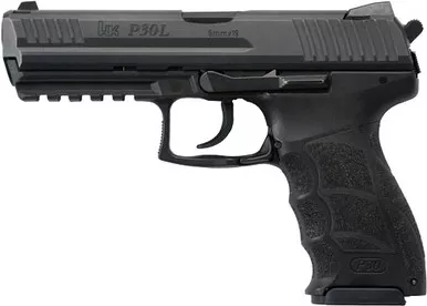 HK P30L V3 9mm Luger 4.45" 17+1 (3) Black Steel Long Slide 81000120