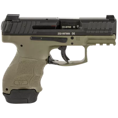 Hk Vp9sk, 9mm Luger 3.39" 15+1 Green