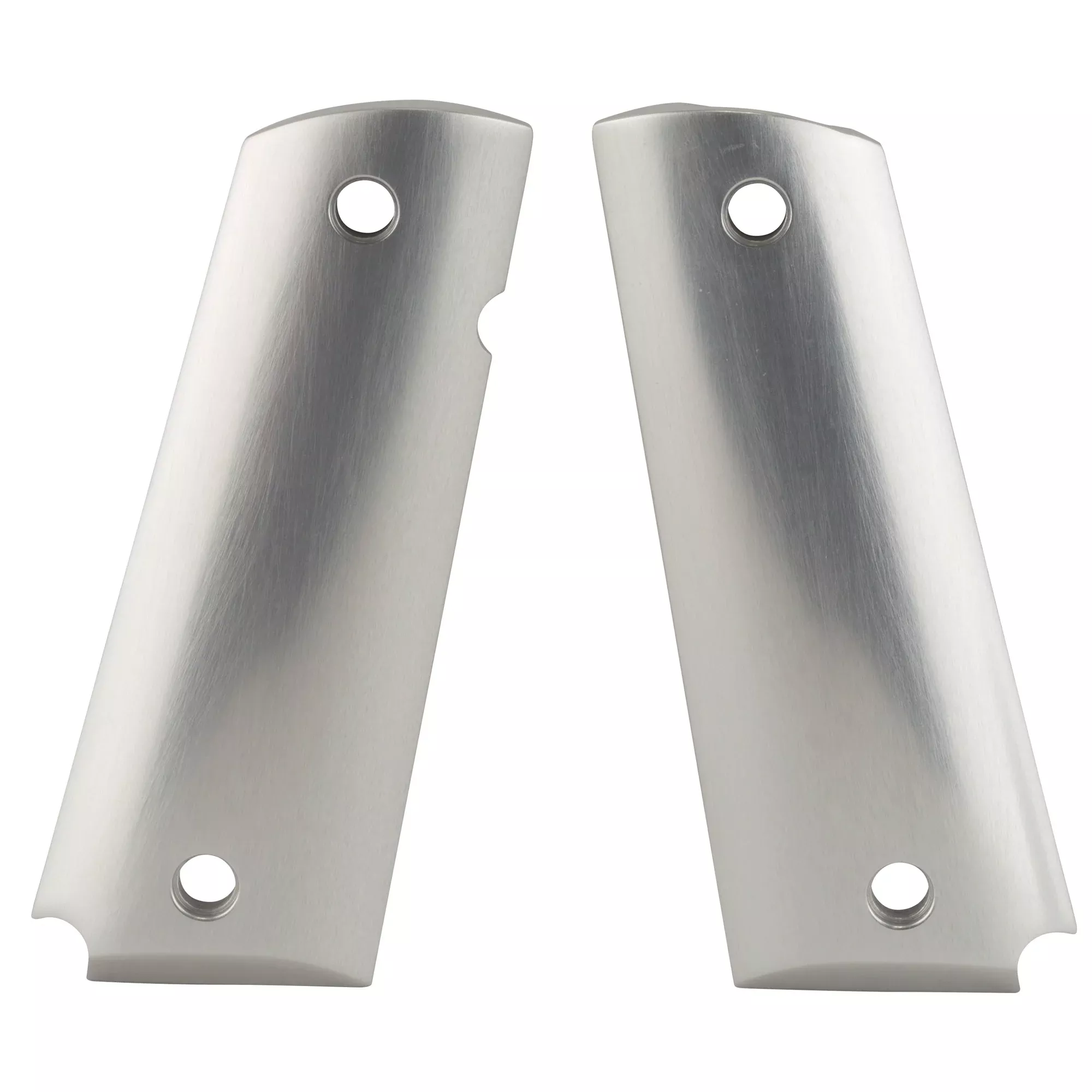 Hogue 1911 Government Aluminum Grips – Clear Anodized Gloss Finish