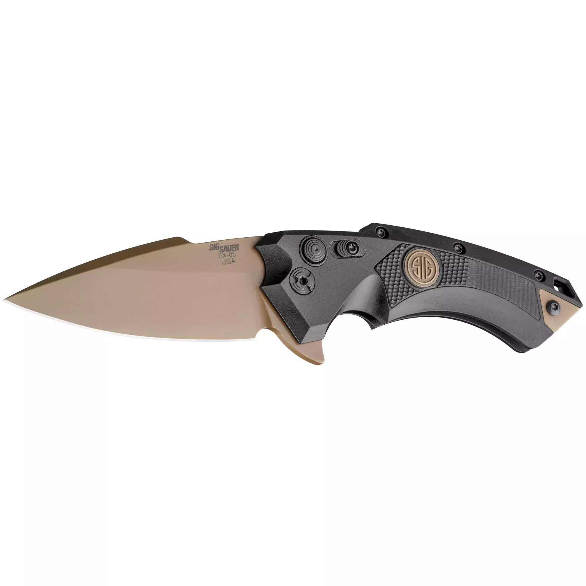 Hogue EX-A05 3.5" Sig Emperor Scorpion Folding Knife – Drop Point Blade