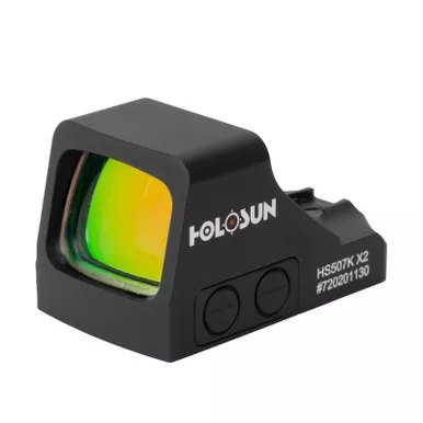 Holosun HS507K X2 Open Reflex Red Dot Sight for Subcompact Pistols, Multi-Reticle System