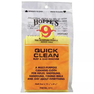 Hoppe's 1215 Quick Clean Rust & Lead Remover Cloth - 12" x 8"