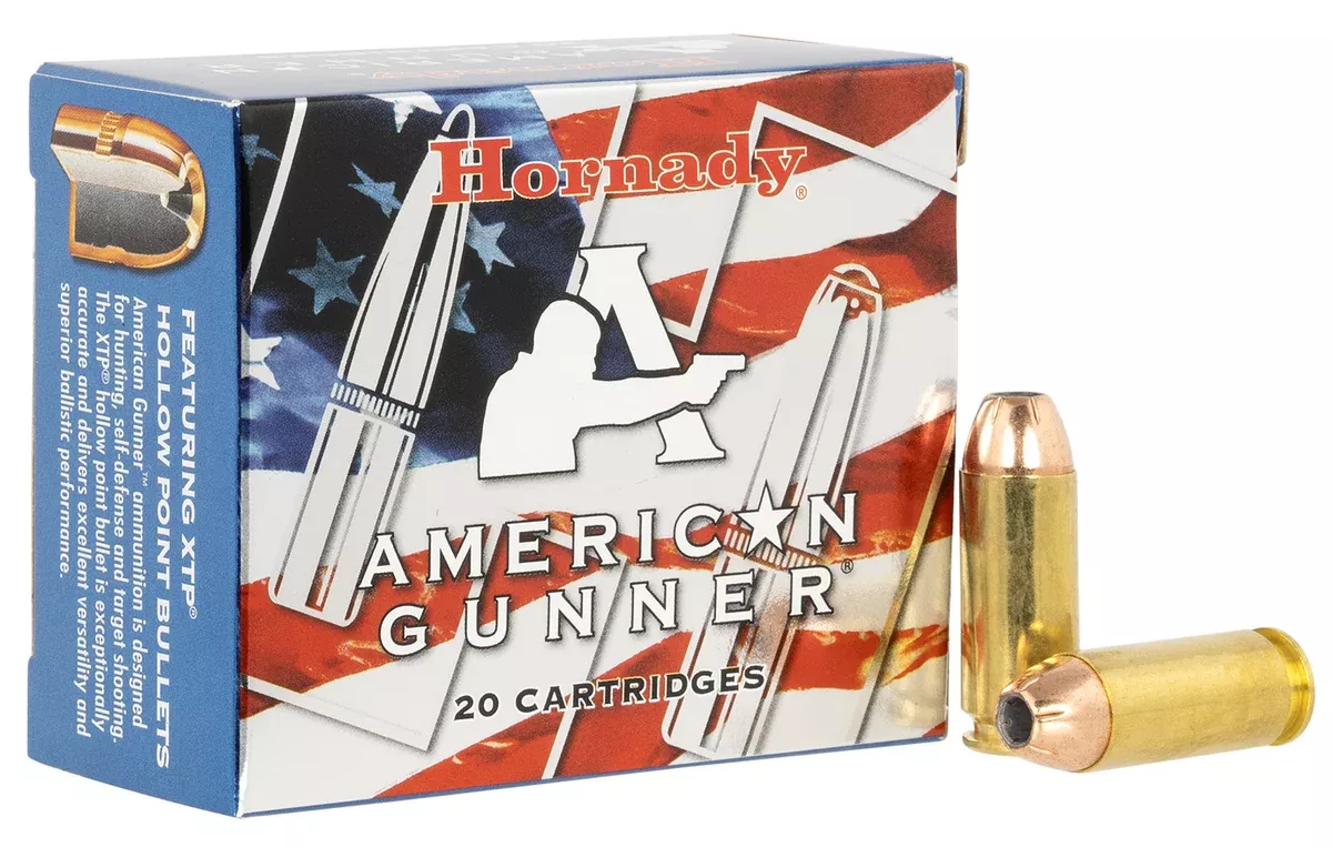 Hornady 91224 American Gunner10mm 155gr Hornady XTP Hollow Point 20 Per Box/10 Case