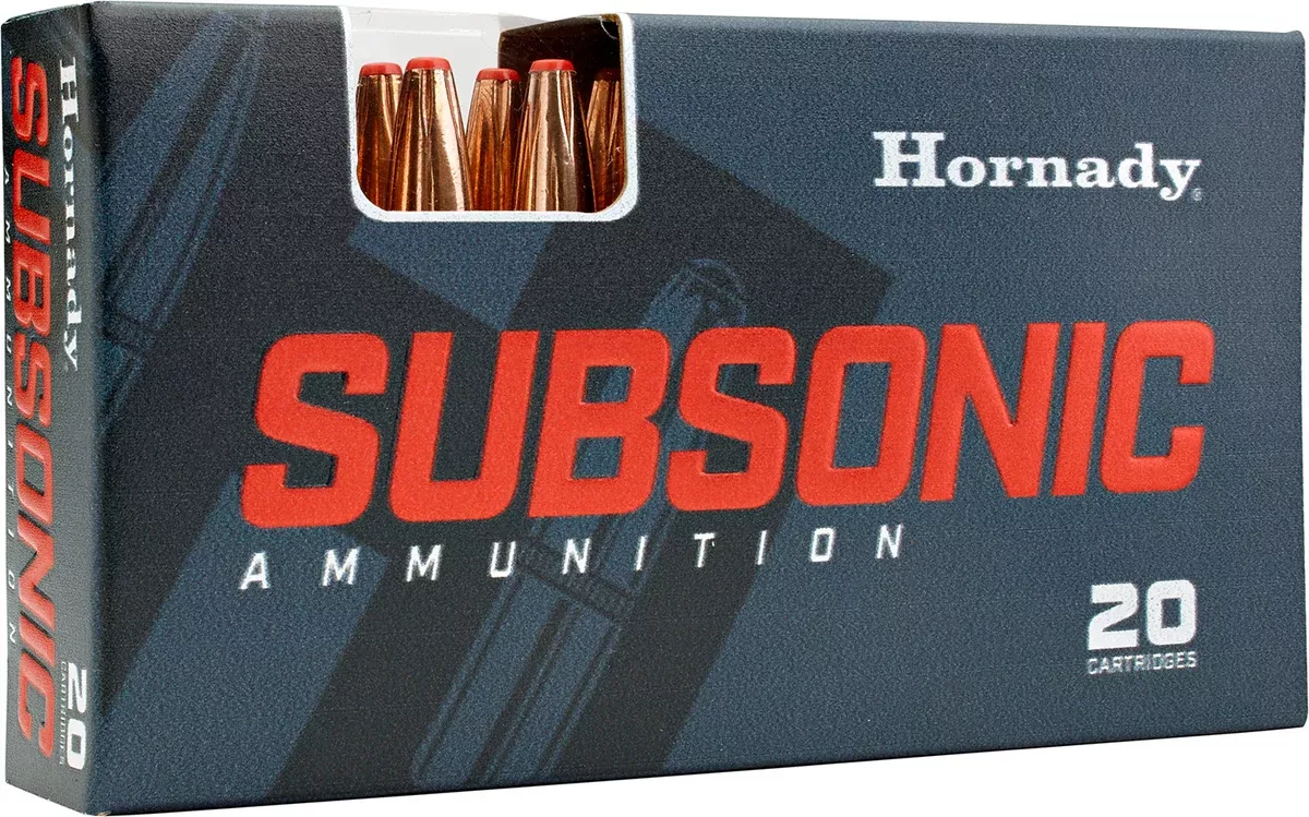 Hornady 91369 Subsonic Handgun 40S&W 180gr Hornady XTP Subsonic 20 Per Box/10 Case