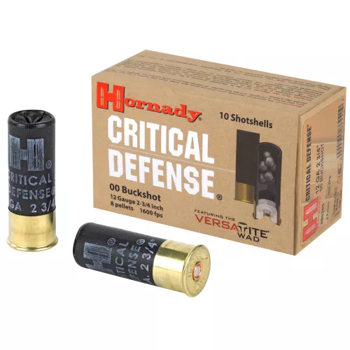 Hornady Critical Defense - 12 Ga 2.75" 00 Buck - 10 Rds
