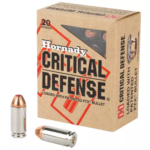 Hornady - Critical Defense 40S&W 165 Grain FTX - 20 Rds