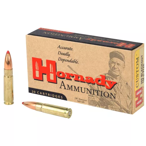 Hornady Custom - 300 Blackout 135 Grain Flex Tip - 20 Rounds