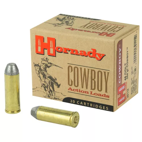 Hornady - Custom, Cowboy, 45LC, 255 Grain, Lead, 20 Round Box