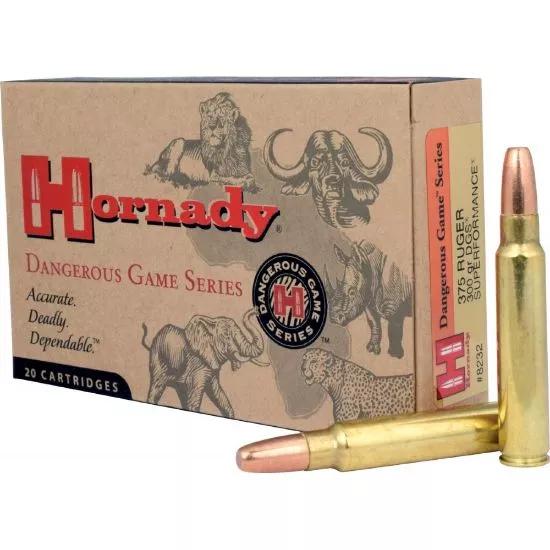 HORNADY DGS .375 RUGER 300GR, 20RD/BOX