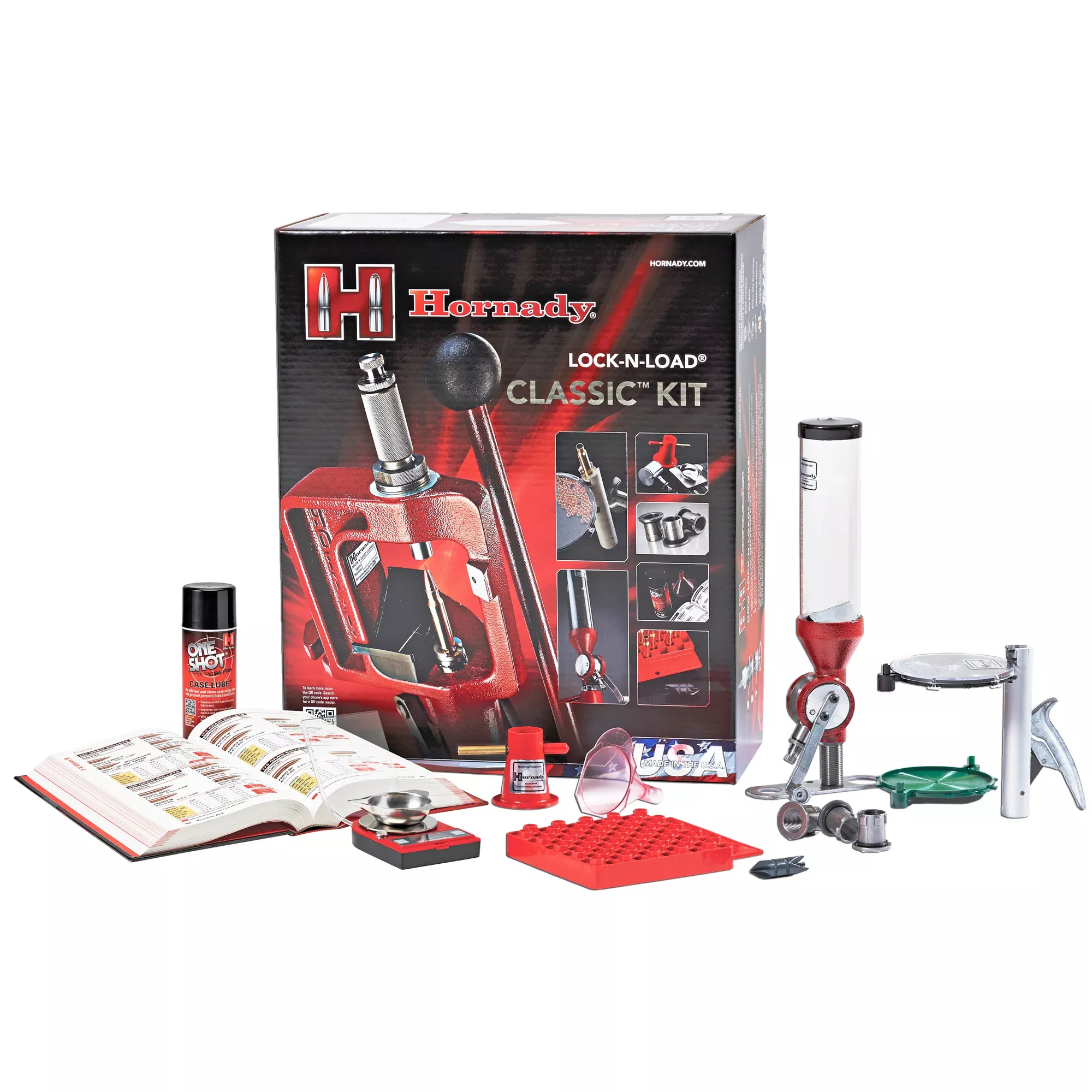 Hornady Lock-N-Load Classic Reloading Press Kit – Single Stage Press with Accessories