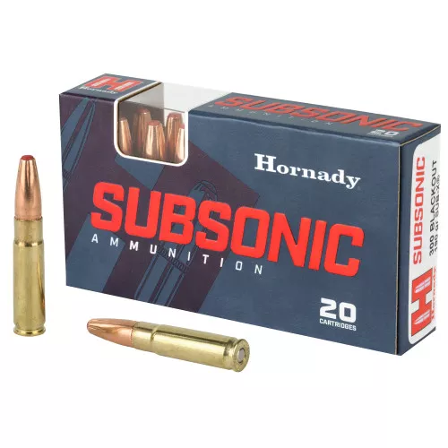 Hornady Subsonic .300 Blackout Sub-X 190 Grain 20 Rounds