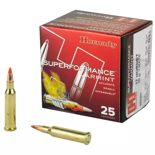 Hornady Superformance-17 Hornet 20 Gr V-Max - 25 Rds