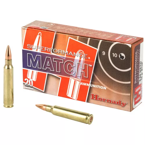 Hornady Superformance Match 556 Nato 75gr BTHP - 20rd Box
