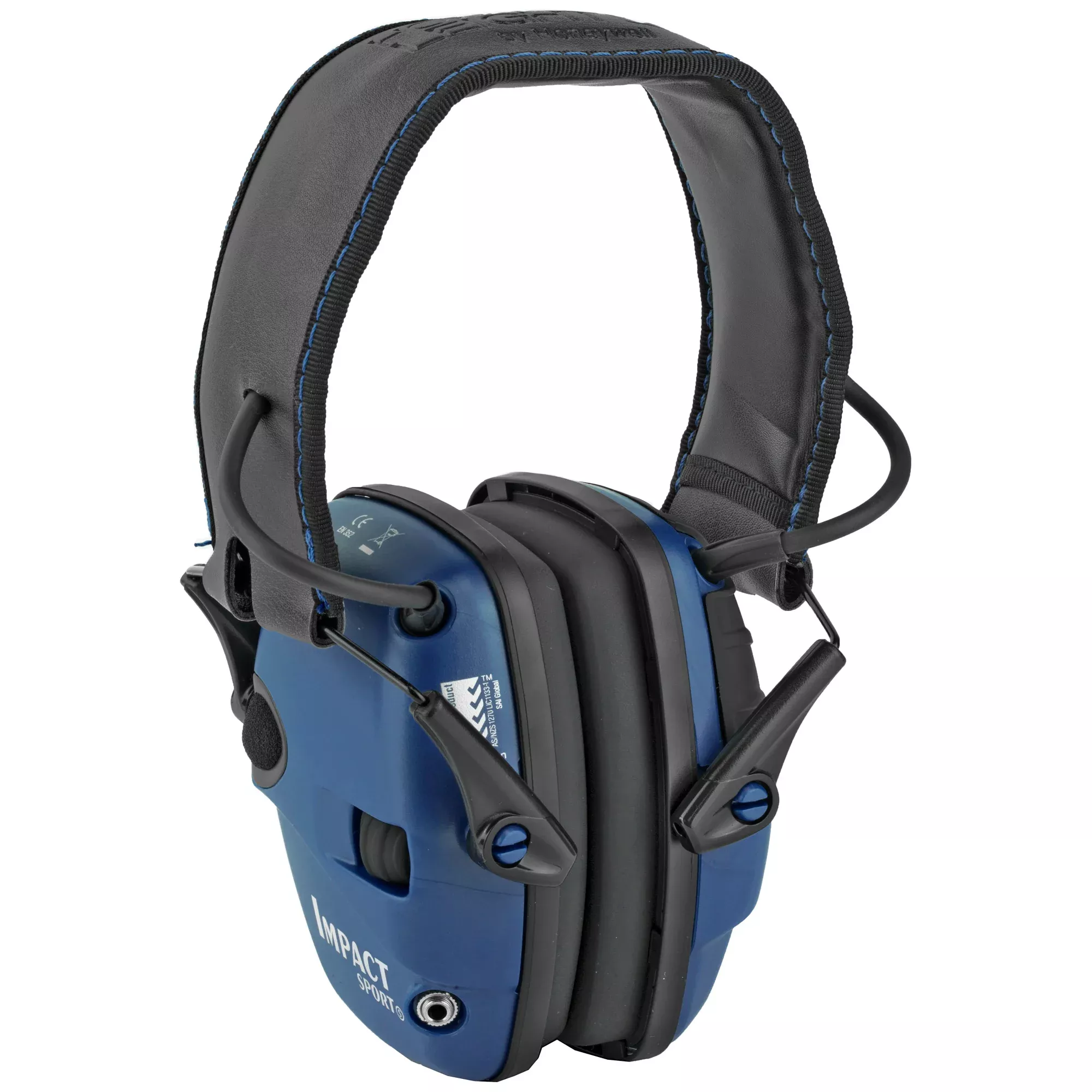 Howard Leight Impact Sport Electronic Earmuffs – NRR 22dB, Real Blue