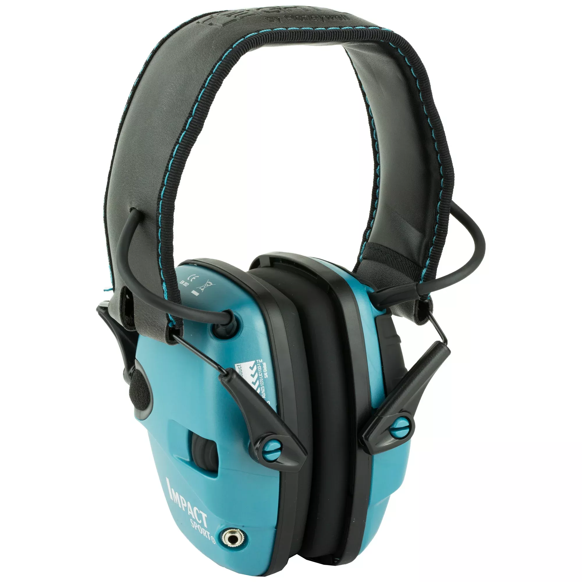 Howard Leight Impact Sport Electronic Earmuffs – Teal – NRR 22dB