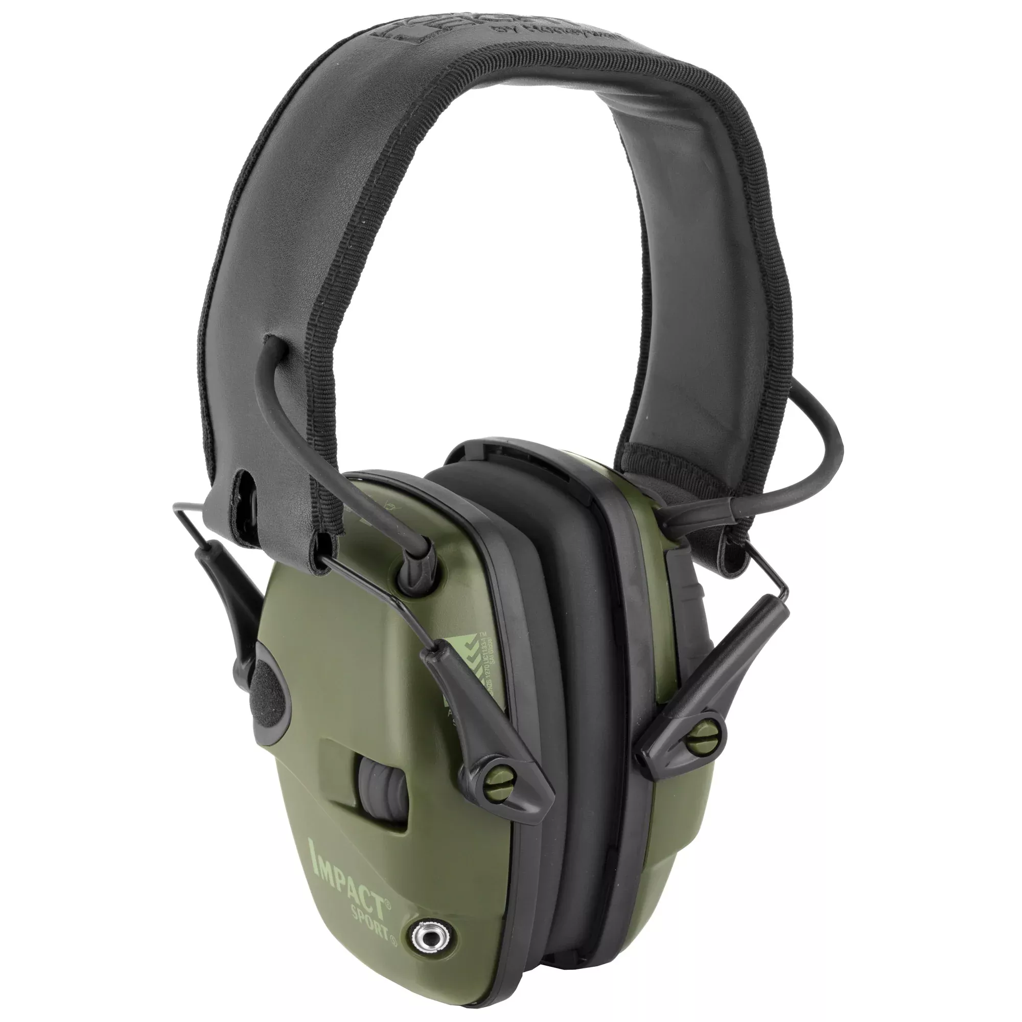 Howard Leight Impact Sport Electronic Hearing Protection Muffs – 22 NRR (OD Green)