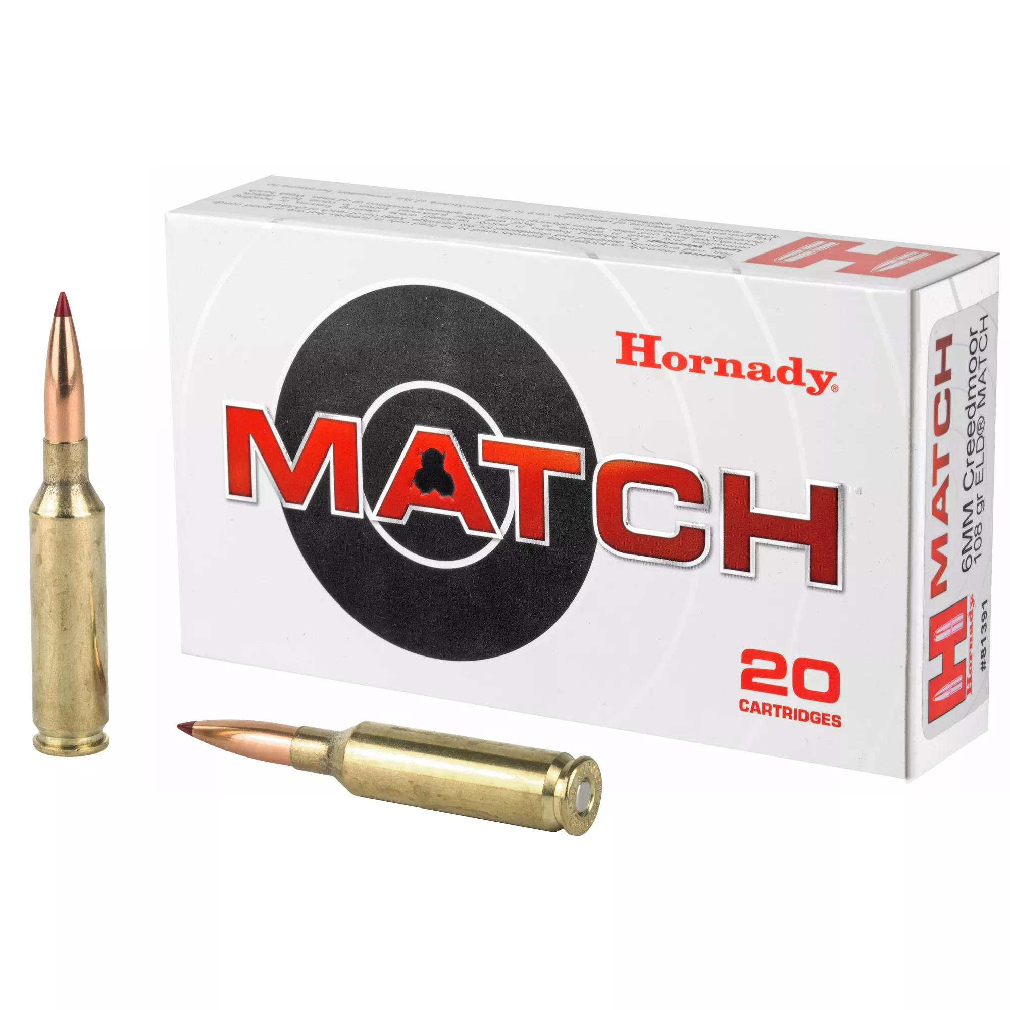 Hrndy 6mm Creed 108gr Eld-m 20/200
