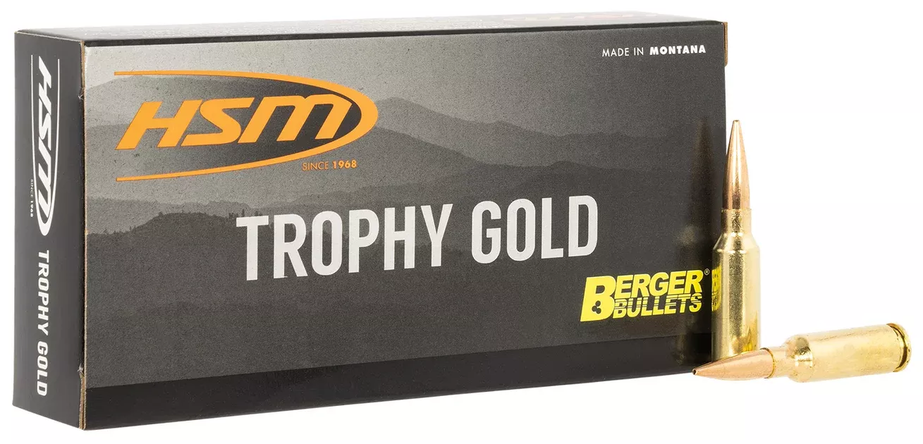 HSM 6ARC95VLD Trophy Gold Extended Range 6mm ARC 95 gr 20 Per Box/ 25 Case