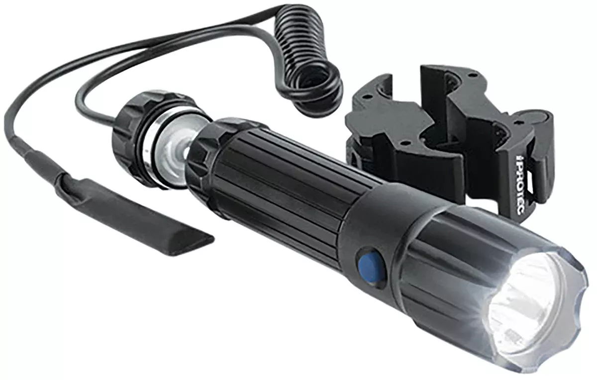 iProtec 6105 LG110LR Shotgun Light/Laser ComboBlack Anodized Red Laser 110 Lumens White Light