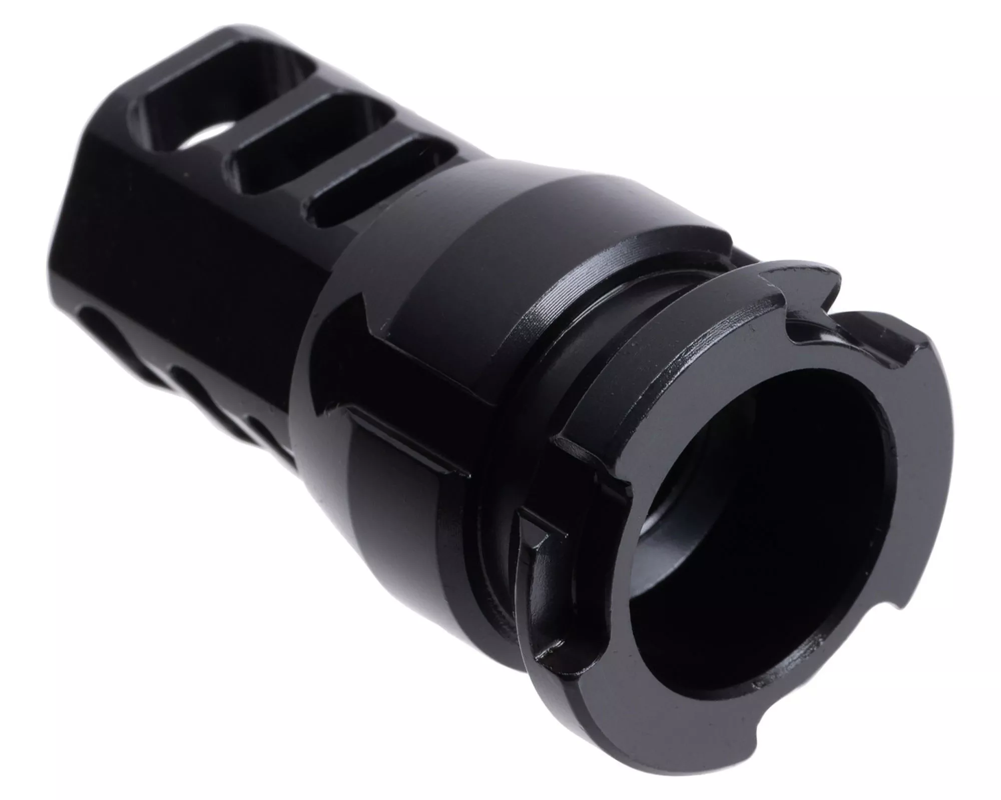JMac RRD-360HD KeyMicro 1/2X28 Facemount Muzzle Brake KeyMount Black