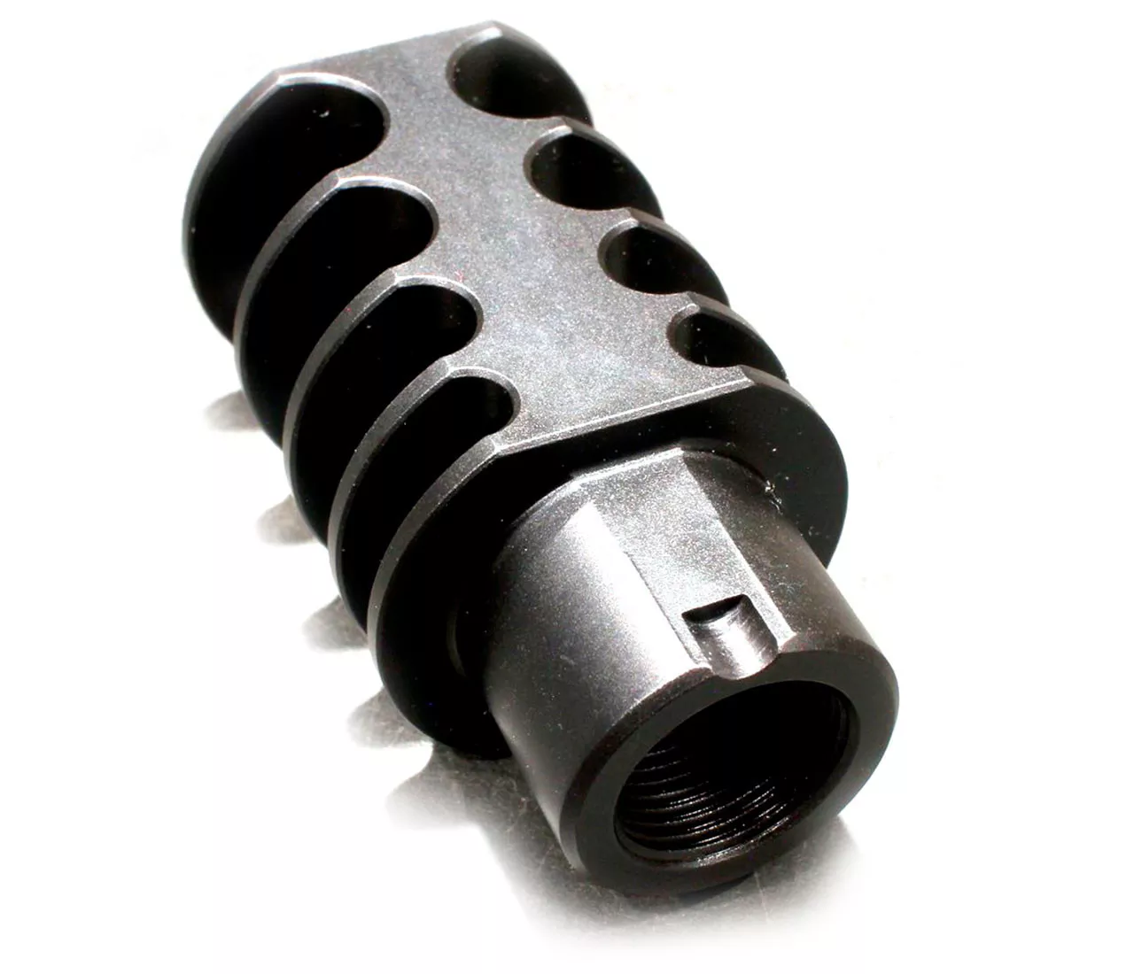 JMac RRD-4C-14 Competition Muzzle Brake 14mm M14x1 LH Black