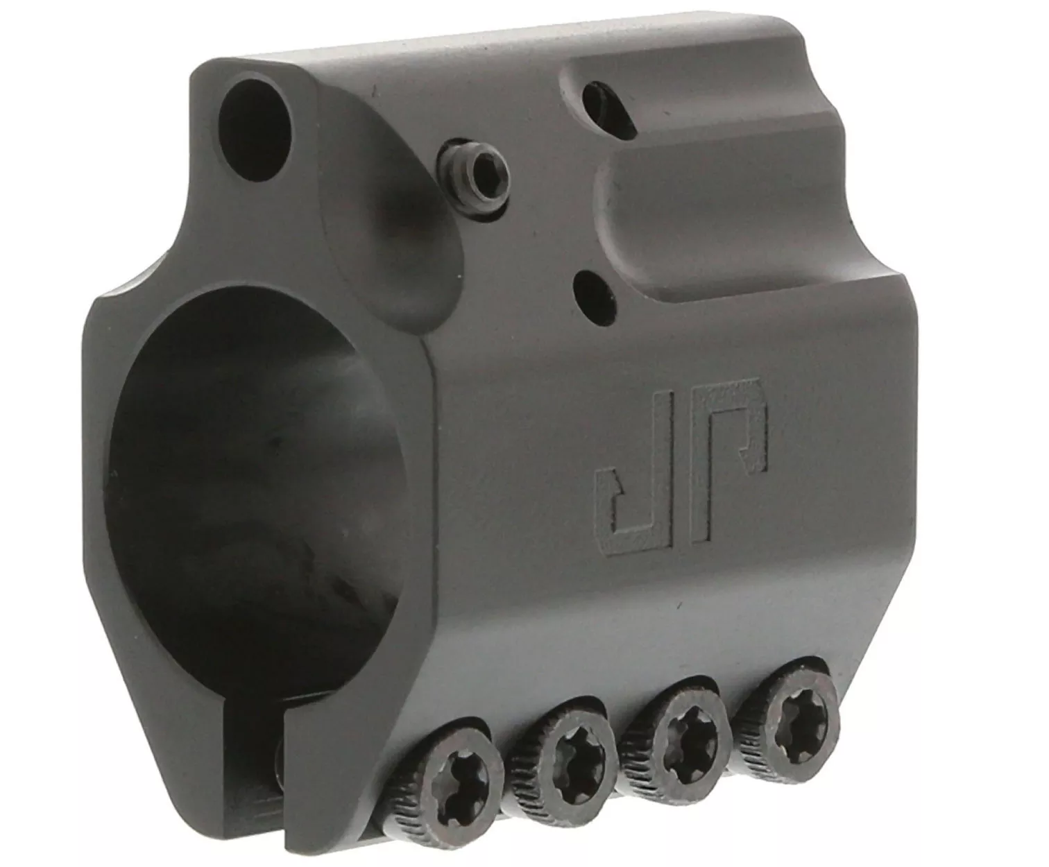 JP Adjustable Gas Block Low Profile w/Adjustable Locking Screw .750 Bore Black