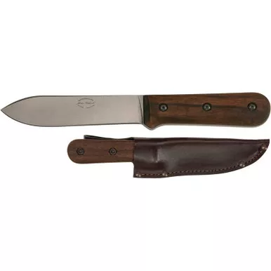 KA-BAR BK62 Becker Kephart Fixed Knife 9.63" Drop Point 1095 Cro-Van Blade, Brown Walnut Handle