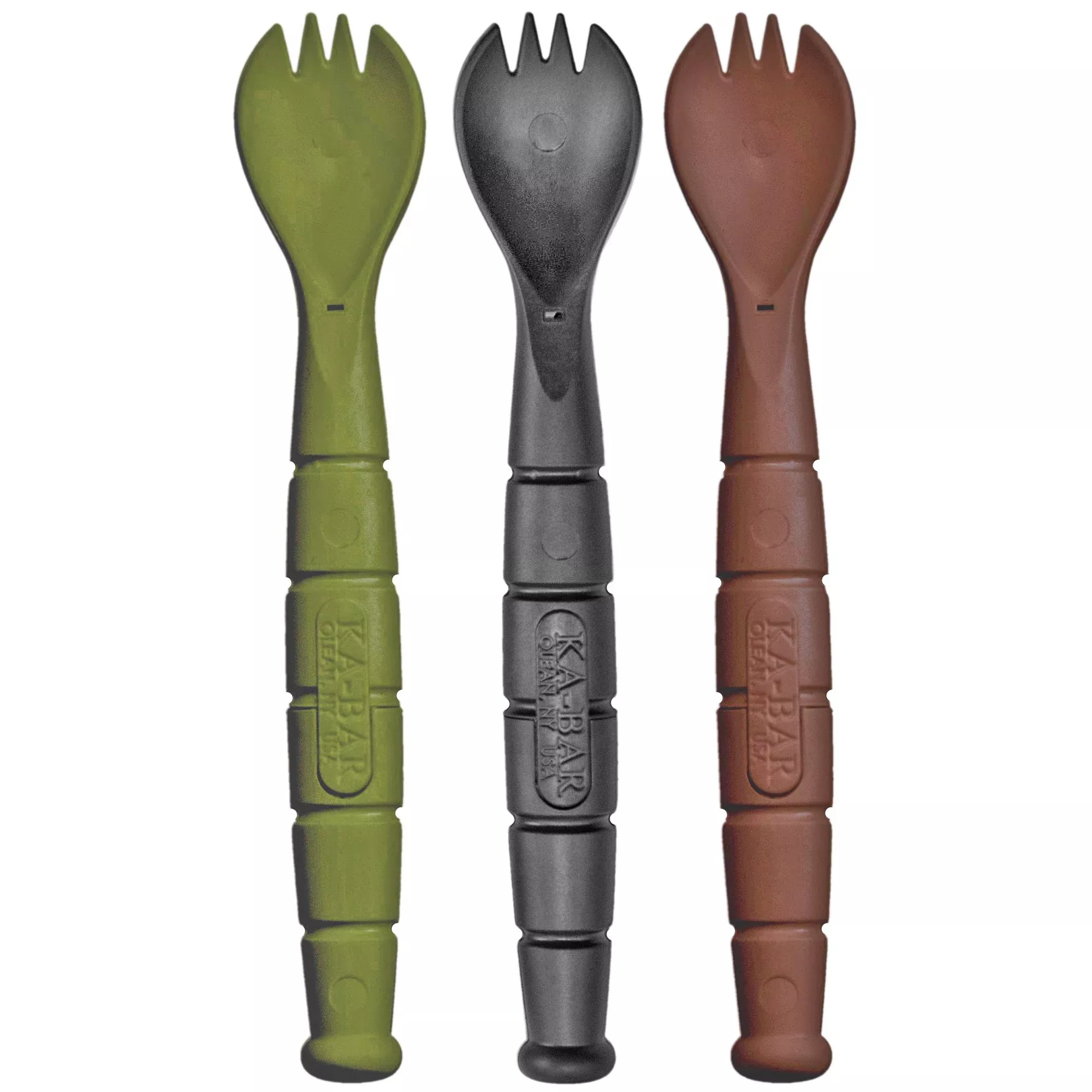 KA-BAR Field Kit Spork/Knife 3-Pack – Compact Tactical Utensil Set