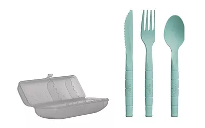 KA-BAR Lunch Pal Spoon/Fork/Knife Set – 3-Piece Field Utensil Kit